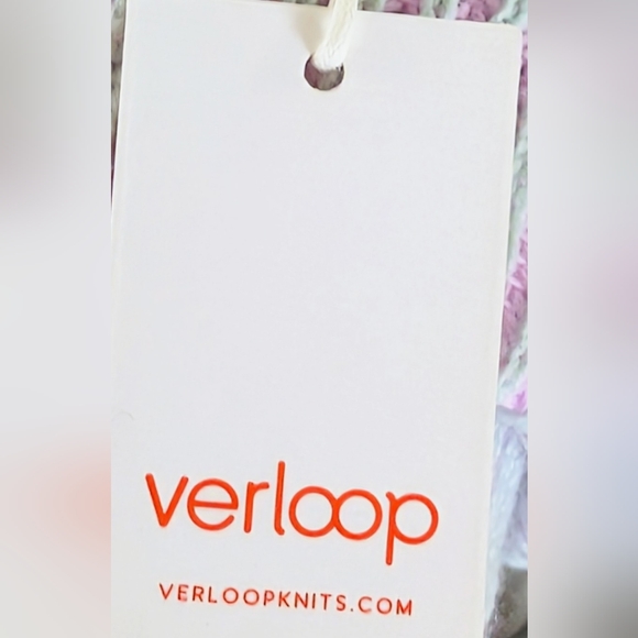Verloop • Jade / Lilac knit beanie , NWT | Simple Rib Hat main image 2